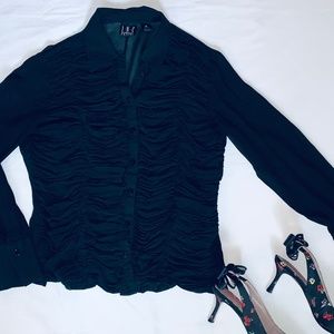 I.N.C. Silk Button Down